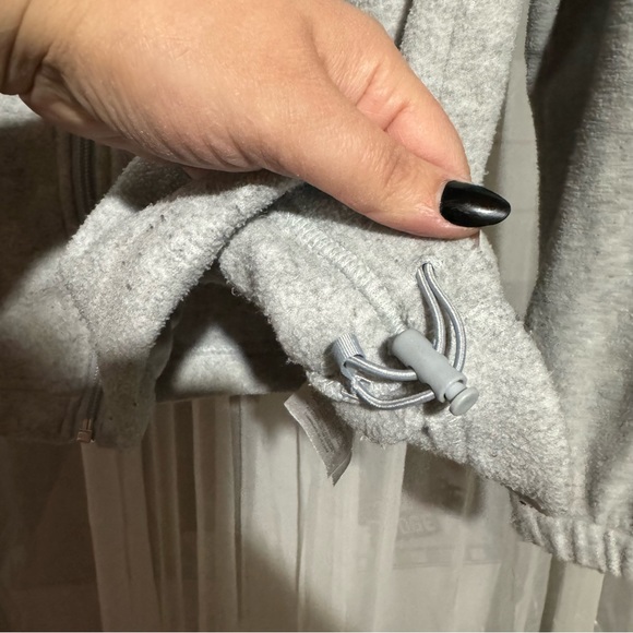 Columbia Fleece Full Zip Light Gray Jacket Size XL - Picture 5 of 10